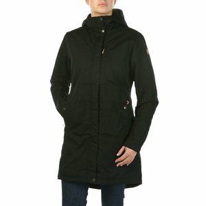 Fjallraven  Women's Kiruna Padded Parka Black Sz. LARGE